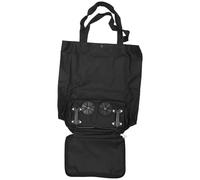 Homoyoyo Chariot de Courses Pliable avec roulettes Grand Compartiment de Rangement Extérieur Portable Caddy Courses à Poignée Renforcée pour Épicerie et Lavage Trolley Écologique Pliant