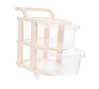 Homoyoyo Chariot de Rangement Mobile à roulettes Plastique avec Tiroirs Chariot pour Salle de Bain Cuisine et Ateliers Design Économiseur Espace et Facile