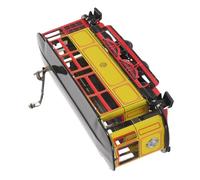 Homoyoyo Chariot en Métal à Remontoir Jaune Éducatif Vintage pour Adultes Objet de Décoration Rétro Accessoire Photo Créatif Mécanique Compact et Sûr