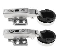 Homoyoyo Charnières Invisibles pour Porte Vitrée 2 Pièces en Acier Laminé à Froid Charnières à Fermeture Amortie pour Meuble Cuisine et Placard Fixation Stable et Silencieuse pour