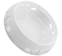 Homoyoyo Chauffe-Théière en Porcelaine Blanche Socle Céramique Chauffe-Bougie Chauffe-Plat pour Tasses et Théières Base Isolante pour Réchauffage Doux sans Électricité Accessoire