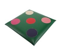 Homoyoyo Cible D'entraînement à L'escrime Murale Carrée 37 Cm en PU et Bois pour Pratique Extérieure du Tir à l'arc Précision et Polyvalence pour Athlètes Avancés