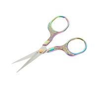 Homoyoyo Ciseaux à Broder Vintage en Acier Inoxydable Multicolore pour Couture et Travaux Manuels, Poignée Ergonomique, Taille Petite, Usage Domestique et Atelier de Couture, Coffret