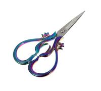 Homoyoyo Ciseaux Vintage Inoxydable pour Couture et Broderie Design Ergonomique Confortable Coupe Précise pour Fils et Tissus Outil Multifonction pour Travaux Manuels et Artisanat