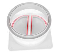 Homoyoyo clapet anti-retour de fumée ventilateur extracteur portatif clapet anti-retour de d'air Couvercle de ventilation du capot de gamme couverture de gril abdos blanche