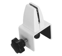 Homoyoyo Clips de Fixation pour Verre Base de Pince à Verre Mobile Pince de Bureau Réglable Clips de Séparation de Bureau Fixations pour Cloisons Séparateur Aluminium