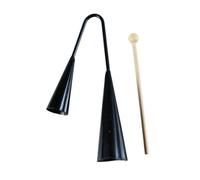 Homoyoyo Cloche Agogo avec Baguette Bois Instrument Percussion Garçon Fille Éveil Musical Garçon Fille Dès Ans