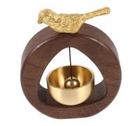 Homoyoyo Cloche de Porte Japonaise Style Shopkeeper Carillon Entrée Décoratif avec Sonnette Suspendue Accessoire Maison Créatif et Naturel pour Extérieur