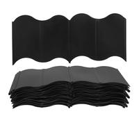 Homoyoyo Clôture de Jardin en Polypropylène 40 Pièces Bordure Décorative Modulable pour Pelouse et Parterre Clôture de Cour Résistante et Facile à Assembler Protection Extérieure pour