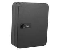 Homoyoyo Coffre à Clés Mural Sécurisé 48 Emplacements en Métal Armoire De Rangement Verrouillable Code pour Immobilière Écoles Et Hôpitaux