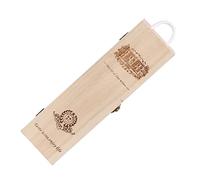 Homoyoyo Coffret à Vin en Boîte d'emballage Décorative Caisse à Vin Naturelle Rangement Pratique pour Fête et 1 Bouteille Design Élégant