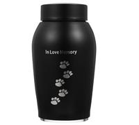 Homoyoyo Coffret Funéraire en Acier Inoxydable Grosse Taille pour Animaux de Compagnie, Urne Commémorative pour Chiens et Chats, Boîte à Cendres Résistante la Corrosion, Décorative