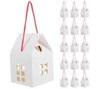 Homoyoyo Coffrets Cadeaux en Forme de Maison, Maisons en Papier pour Travaux Manuels, 50 Boîtes à Biscuits pour Friandises, Mariages, Fêtes, Événements, Cadeaux, Célébrations, Fête en Papier,