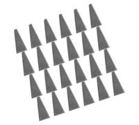 Homoyoyo Coins Triangulaires en Acier Inoxydable Petit Format 30 Pièces, Accessoires pour Coin Hache et Fendre Bois, Outils Manuels pour Travail du Bois et Menuiserie, Adaptés Marteaux