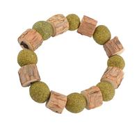 Homoyoyo Collier à l'herbe à Chat Naturel pour Chatons Jouet à Mâcher Léger en Herbes Polygonum Apaisant pour Jeu et Soin Dentaire Animaux de Compagnie