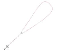 Homoyoyo Collier Croix Perles Chapelet Perles Catholique Esthétique Perles Catholiques Chapelet Pour Enfants Collier De Perles Bijoux Prière Colliers Saints Femmes Collier De Perles