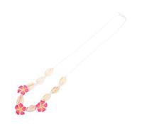 Homoyoyo Collier De Coquille De Plumeria Collier Hawaïen Pour Femme Collier Coquillage Hawaïen Bijoux De Mer Bijoux De Fleurs De Coquille Bijoux Petite Fille Collier De Plage Pâte Polymère