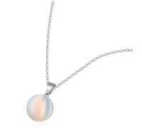Homoyoyo Collier Femme Pierre de Lune Minimaliste Pendentif Élégant Chaîne Plaquée Cadeau Anniversaire Accessoire Polyvalent Robuste pour Mariage et Soirée Couleur Couleur Aléatoire