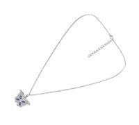 Homoyoyo Collier Pendentif Photo Argenté Minimaliste Avec Charme Rhinestone Et Coeur Pour Souvenirs Personnels