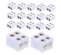 Homoyoyo Connecteur De Bande Led Sans Soudure 50 Pièces 8 Mm 2 Broches Design à Vis Compatible Bandes 12v/24v Kit De Connecteurs Led Pour Utilisation Longue Durée