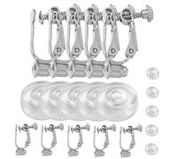 Homoyoyo Convertisseur Base Boucles Oreilles Clipser Outils Bijoux Diy Adaptateur Pour Oreilles Non Percées