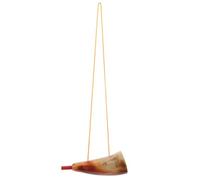 Homoyoyo Cor Viking Trompette à Embouchure Plate en Corne de Bœuf Naturel 13-17 Cm, Instrument de Corne de Guerre Médiéval Festif pour Adultes, Cor de Bataille pour Couleur Aléatoire