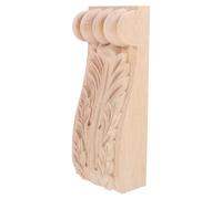 Homoyoyo Corbeau Bois Massif Sculpté Décoratif Style Européen pour Maison Hôtel Moulures Angle et Appliques Décoratives Installation Facile et Personnalisable