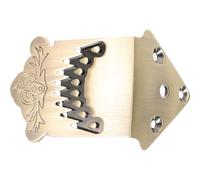 Homoyoyo Cordier de Mandoline en Métal Bronze pour Mandoline 8 Cordes avec Vis, Accessoire pour Instruments de Musique, Pièces de Cordier Résistantes et Légères, pour Réparation