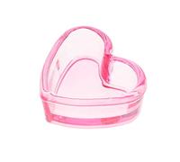 Homoyoyo Coupe à Ongles en Verre Dappen 1 Pièce Forme de Cœur Transparent pour Manucure Outil Pratique pour DIY pour et Accessoires
