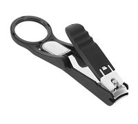 Homoyoyo Coupe-Ongles avec Loupe Long Manche Portable pour Seniors Outils de Manucure en Acier Inoxydable Accessoire Pratique pour Couper Ongles à Domicile