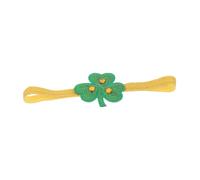 Homoyoyo Couronne De Fleurs Bandeau Trèfle Vert Accessoires De Déguisement Pour Saint-patrick Robe Saint-patrick Bandeau Saint-patrick
