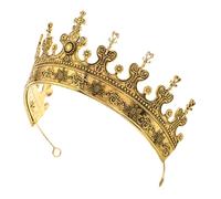 Homoyoyo Couronnes de Roi Délicates pour Homme Accessoire de Costume Médiéval Coiffe Royale Décorative pour Cosplay