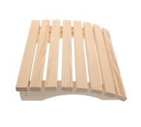 Homoyoyo Coussin Appui-tête Ergonomique en Bois Massif de Pin Sylvestre pour Sauna - Oreiller Dorsal et Cervical de Relaxation, Accessoire Sauna Solide et Résistant à Haute Température,