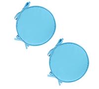 Homoyoyo Coussin de Chaise Rond Épais en Polyester et Mousse, Siège | Sangles, Maintien Stable sur Chaise ou Fauteuil, pour Salle D’attente, Hôtel, Étudiants et Conducteurs