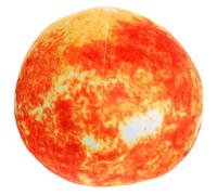 Homoyoyo Coussin Peluche Sphérique Solaire 17 Cm, Oreiller Décoratif Moelleux pour Canapé et Lit, Coussin Boule Planétaire Doux Polyvalent, Peluche Confortable pour Usage Domestique