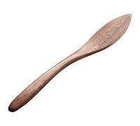 Homoyoyo Couteau à Beurre en Bois de Noyer Noir 15x2 Cm, Racloir Multifonction pour Tartiner Confiture, Miel et Fromage à Pâte Molle, Accessoire Pratique pour Maison et Pique-niques