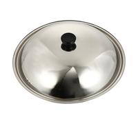 Homoyoyo Couvercle Acier Inoxydable Anti-éclaboussures Multifonction pour Poêle et Marmite avec Bouton Protection les Projections Huile Accessoire de Cuisine et Élégant