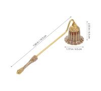 Homoyoyo Couvercle Émail Classique pour Extinction de Bougie à Main avec Long Manche Ergonomique Accessoire Décoratif Élégant pour Éteindre Flamme Toute Sécurité Outil Émail pour Amoureux