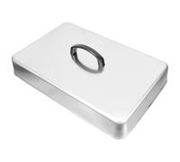 Homoyoyo Couvercle Rectangulaire en Acier Inoxydable 201 435 X 283 X 66 CM pour Barbecue et Plancha Cloche à Badigeonner Résistante Haute Température Couvercle Cuisson Vapeur pour