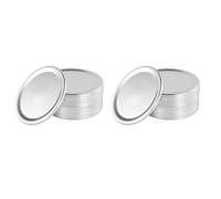 Homoyoyo Couvercles Protègent Réutilisables Confiture Fer-blanc Pot 24 en 70mm de Isolent de L’air et Poussière pour Bocaux Conserve