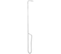 Homoyoyo Crochet de Couvercle de Regard pour Piscine 40cm en Fer Argenté | Outil Multifonction Stable, Capacité de Charge Élevée, Design Pratique et Esthétique, Usage Piscine hors Sol