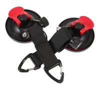 Homoyoyo Crochets à Ventouse 2 Pièces Adhérence Puissante pour Fixation de Tente de Voiture, Mini Ventouses d'Extérieur, Utilisés pour Installation de Bâche et Activités en Plein Air