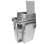 Homoyoyo Cueille-myrtilles avec Poignée en Acier Inoxydable Résistant, Outil à Baies pour Jardinage, Panier de Cueillette Multifonction pour Fruits Petits, pour Récolte en Plein Air, Outil