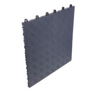 Homoyoyo Dalles de Sol Antidérapantes Plastique Emboîtables Épaisseur Revêtement pour Garage Sol Atelier Surface Sécurisée