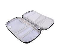 Homoyoyo De Rangement D'identité Couvert Enveloppe Porte Feuille Portefeuille Sacs à Main Sacs De Porte-Monnaie Bourse d'argent Pochette De Caisse Trousse Alliage D'aluminium Black