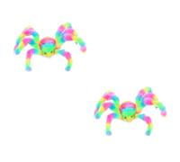 Homoyoyo Décoration d'halloween - Araignée en Peluche Douce - D'extérieur Réaliste Accessoires pour Fête Toile D'araignée Idéal pour Une Ambiance Terrifiante