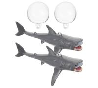 Homoyoyo Décoration Flottante pour Aquarium Lot de 2 Sets de Pièces Requin et Boule Flottante Marins Ornement Décoratif Solide et Adapté à Poissons pour Aqua Riums D’Eau Douce