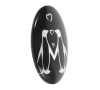 Homoyoyo Décoration Galet Ornement Mignon Verre et Papier Cadeau Positif pour Amis et Amoureux Décoration Bureau et Anniversaire