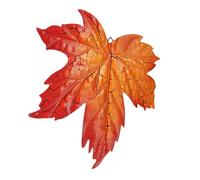 Homoyoyo Décoration Murale Métal Érable Artificiel Sculpture Érable Colorée pour Intérieur et Jardin Ornement Mural Fer Art Mural Réaliste et Festif