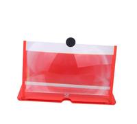 Homoyoyo D'écran pour Téléphone Support D'amplificateur 3D Rouge Taille Compacte pour Personnes Âgées Lecture pour Les Actualités Et Le Visionnage de Films